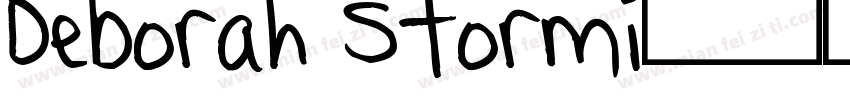 Deborah Stormi字体转换